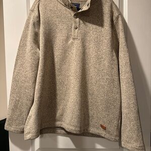 G.H. Bass & Co. Cream Fleece Pullover